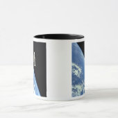 ハッブル宇宙望遠鏡と青い地球 マグカップ (中央)