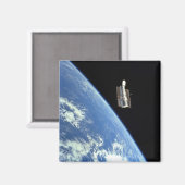 ハッブル宇宙望遠鏡と青い地球 マグネット (正面/裏面)