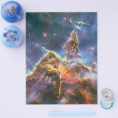 ハッブル宇宙望遠鏡によるカリーナ星雲 チラシ (シングル)