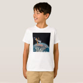 ハッブル宇宙望遠鏡の暗い天文学のTシャツ Tシャツ (正面フル)