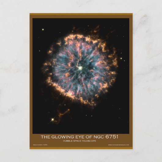 ハッブル宇宙望遠鏡の素晴らしい写真 ポストカード (正面)