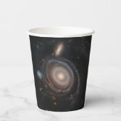 ハッブル宇宙望遠鏡ブルズアイ銀河系 紙コップ (裏面)