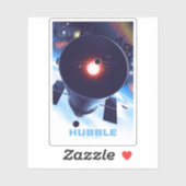 ハッブル宇宙望遠鏡ポスター。 シール (シート)