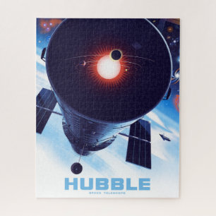 ハッブル宇宙望遠鏡ポスター。 ジグソーパズル