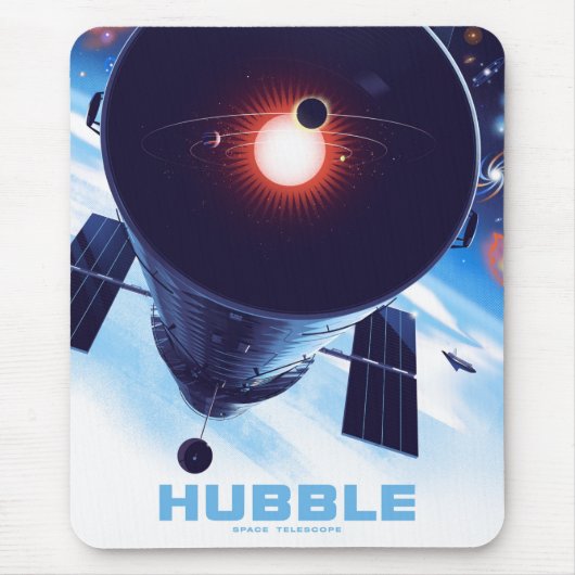ハッブル宇宙望遠鏡ポスター。 マウスパッド (正面)