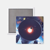 ハッブル宇宙望遠鏡ポスター。 マグネット (正面/裏面)