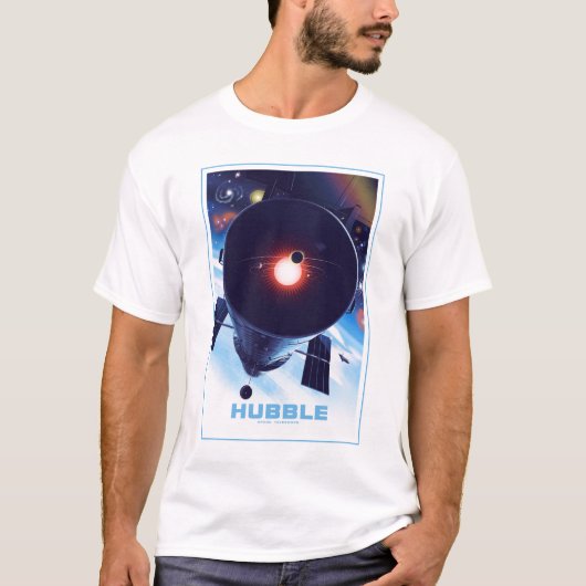 ハッブル宇宙望遠鏡ポスター。 Tシャツ (正面)