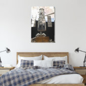 ハッブル宇宙望遠鏡宇宙シャトルアトラント キャンバスプリント (インサイチュ (寝室))