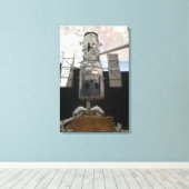 ハッブル宇宙望遠鏡宇宙シャトルアトラント キャンバスプリント (インサイチュ (ウッドフロア))