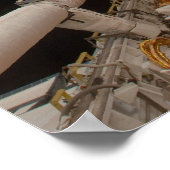 ハッブル宇宙望遠鏡&アトランティス ポスター (角)