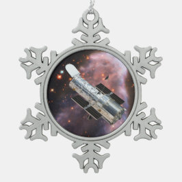 ハッブル宇宙望遠鏡 スノーフレークピューターオーナメント