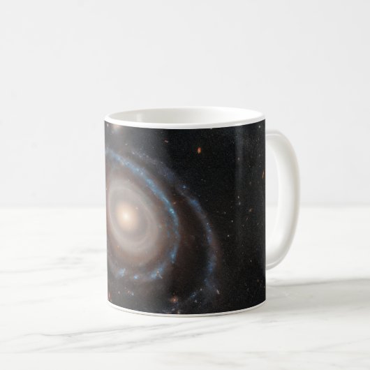 ハッブル宇宙望遠鏡 ブルズアイ銀河 コーヒーマグカップ (正面右)