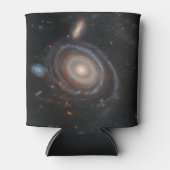 ハッブル宇宙望遠鏡 ブルズアイ銀河 缶クーラー (正面)