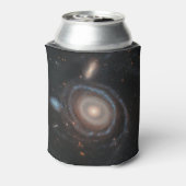 ハッブル宇宙望遠鏡 ブルズアイ銀河 缶クーラー (缶裏面)