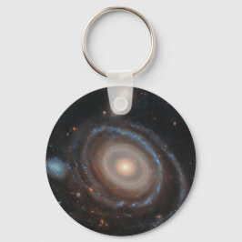 ハッブル宇宙望遠鏡　的の中心の銀河 キーホルダー