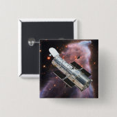 ハッブル宇宙望遠鏡 缶バッジ (正面&裏面)