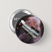 ハッブル宇宙望遠鏡 缶バッジ (正面&裏面)