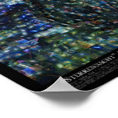 ハッブル星空の夜(24x20) ポスター (角)