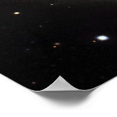 ハッブル最大の銀河系ポートレート ポスター (角)