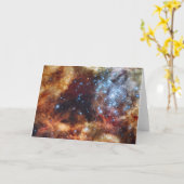 ハッブル望遠鏡像 カード (黄色い花)