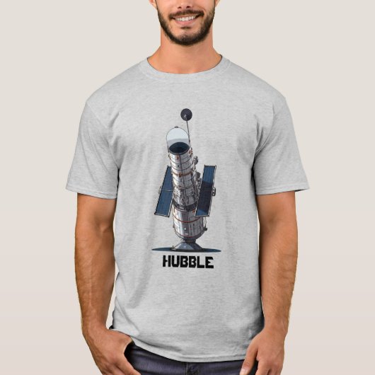 ハッブル望遠鏡天文学 Tシャツ (正面)