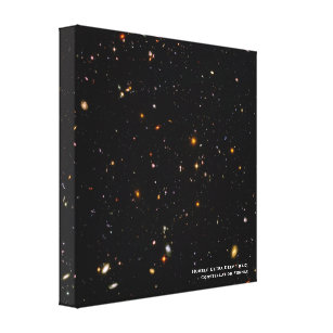 ハッブル望遠鏡超深い場銀河系写真 キャンバスプリント