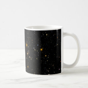 ハッブル超深い分野のイメージの星座Fornax コーヒーマグカップ