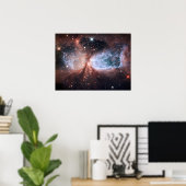 ハッブル・スノーエンジェル ポスター (ホームオフィス)