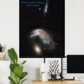 ハッブル(NGC 2936)のポルポイズ銀河系-poster ポスター (ホームオフィス)