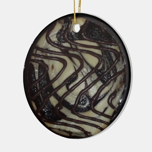 ハップパイおもしろいクリスマスフードパン セラミックオーナメント (左)