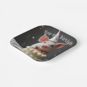 ハップピグ誕生日 ペーパープレート (傾斜あり)