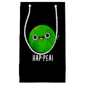 ハップピーおもしろいハッピーピープンダークBG スモールペーパーバッグ (正面)