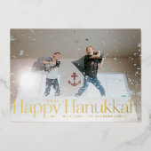 ハッミニマルプハヌッカホリデーフォトゴールドフォイル 箔シーズンカード (正面)