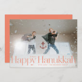 ハッミニマルプハヌッカホリデーフォトピーチ シーズンカード (正面/裏面)