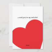 ハッミニマルプ予測できな・ヴァレンティネス・デイ シーズンカード (裏面)