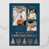 ハッメリープクリスムカシック3フォトバラ金ゴールド 箔シーズンカード (正面)