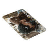 ハッメリープパーソナライズされたフォトスノーフレークフレーム マグネット (右側)