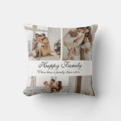 ハッモダンカスタマイズピー家族コラージュ クッション (正面)