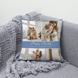 ハッモダンカスタマイズピー家族コラージュ クッション