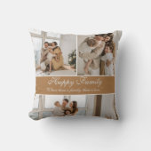 ハッモダンカスタマイズピー家族コラージュ クッション (正面)