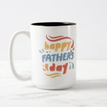 ハッモダンカラフルプファーザーズデイタイポグラフィ