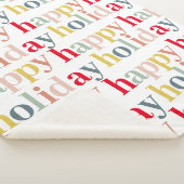 ハッモダンカラフルプホリデー シェルパブランケット (3/4)