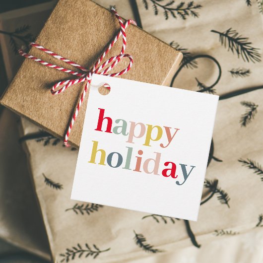 ハッモダンカラフルプホリデー フェイバータグ