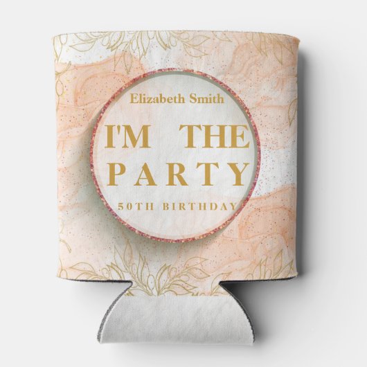 ハッモダンピー50番目の誕生日クーラーボックス 缶クーラー (裏面)