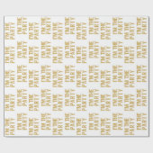 ハッモダンピー50誕生日かわいい私はパーティー ラッピングペーパー (フラット)