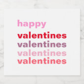 ハッモダンプカラフル・ヴァレンティネス・ギフト ビールラベル (シングルラベル)