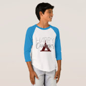 ハッモダンプキャンパー |ティピ |キッズシャツ Tシャツ (正面フル)