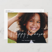 ハッモダンプクワンザフォトホリデー ポストカード (正面/裏面)