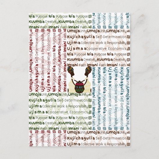 ハッモダンプクワンザ ポストカード (正面)