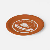 ハッモダンプサンクスギビングテーブルデコール紙プレート ペーパープレート (アングル)